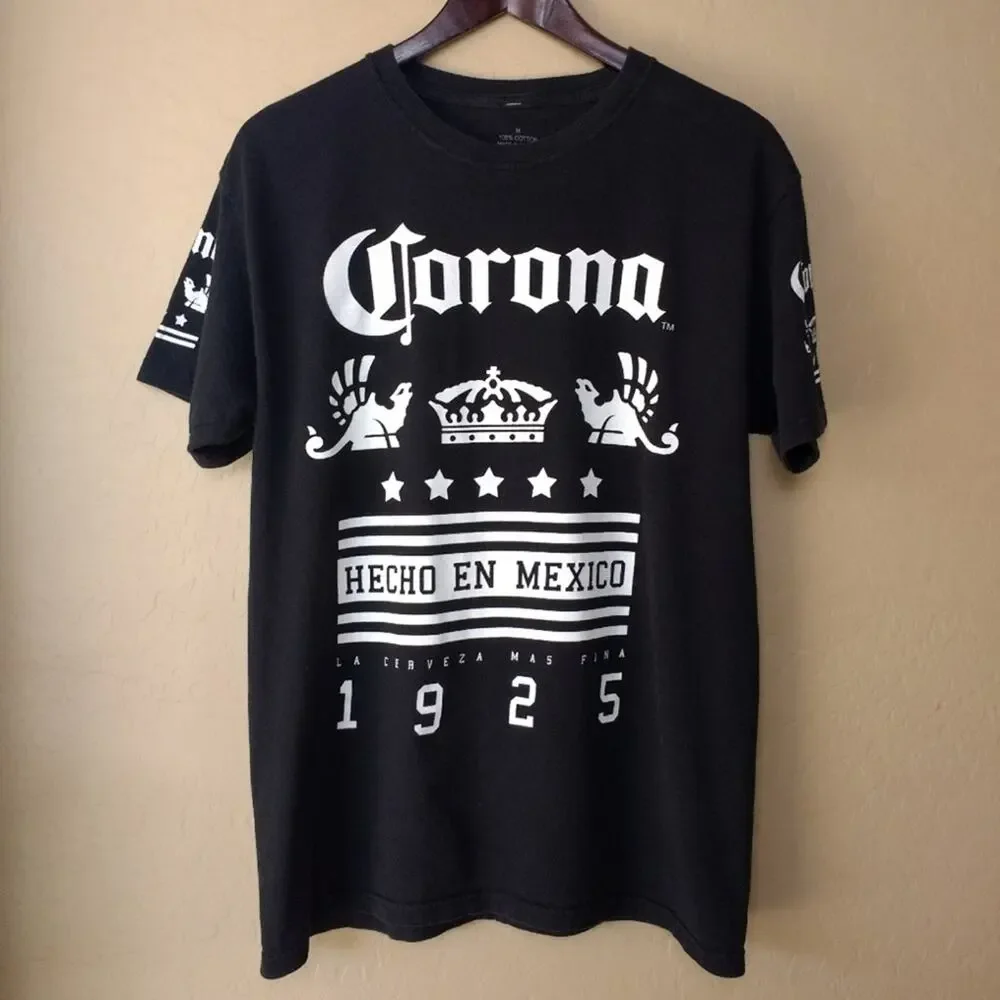 Corona Short Sleeve Black Graphic Tee - Picture 2 of 8